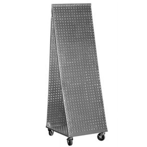 16 in. L A Frame Metal Pegboard Wow Tool Cart/Wheels
