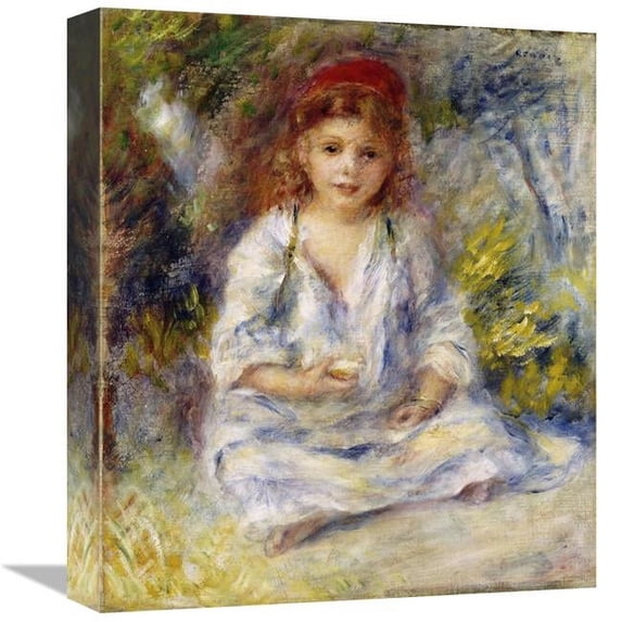 16 in. Little Algerian Girl Art Print - Pierre-Auguste Renoir