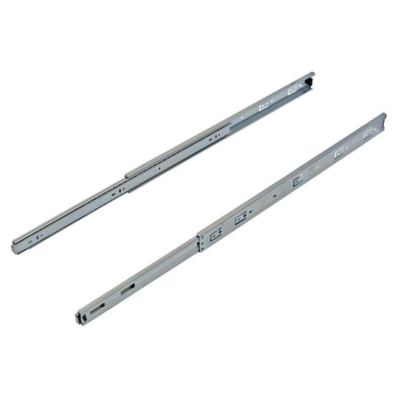 16 in. Low Profile Side Mount Full Extension Ball Bearing Drawer Slides (10-Pair)