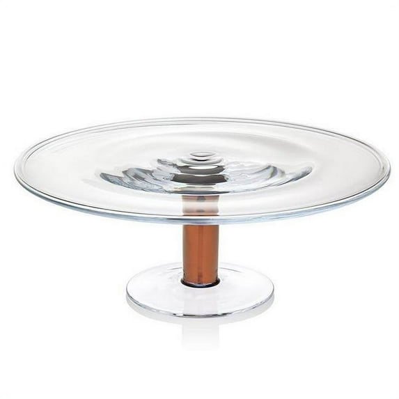 16 in. Mandril Copper Cake Stand