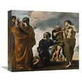 thumbnail image 1 of 16 in. Moses & the Messengers From Canaan Art Print - Giovanni Lanfranco, 1 of 1