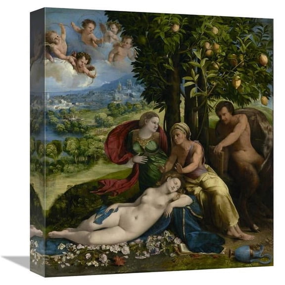 16 in. Mythological Scene Art Print - Dosso Dossi