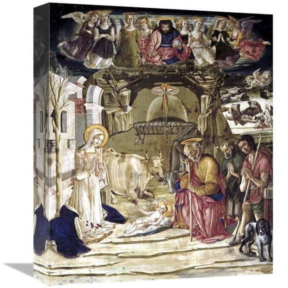16 in. Nativity Art Print - Benvenuto Di Giovanni