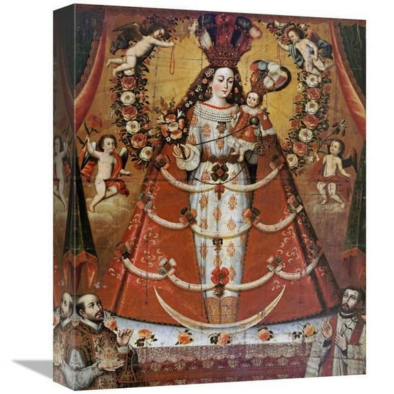 16 in. Our Lady of the Rosary Art Print - Unknown