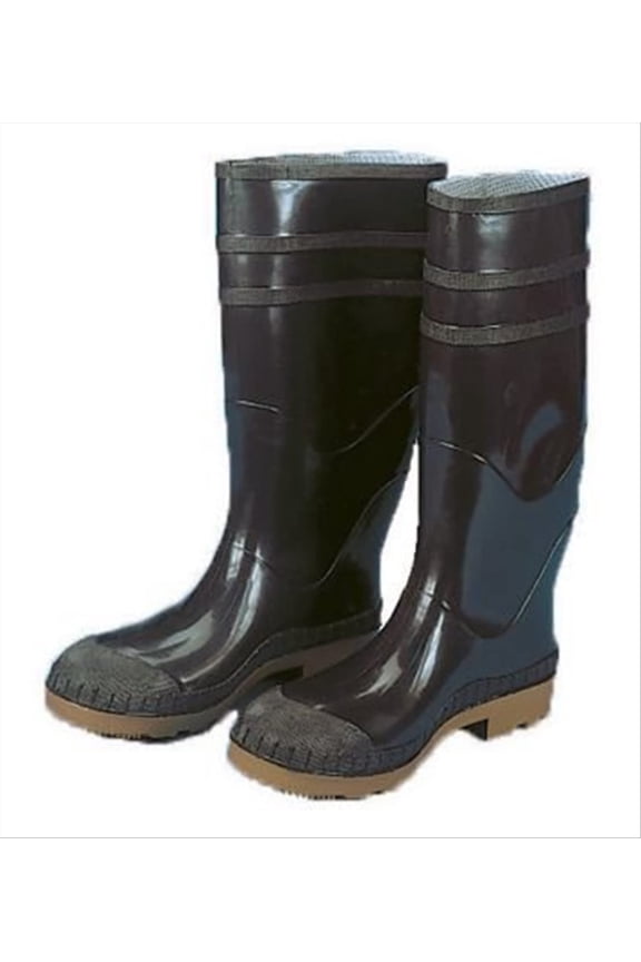 14502-2-13 PVC Black Sock Boot,16", Size 13