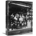 thumbnail image 1 of 16 in. Paris, 1912 - Hairdressers Shop Window, Boulevard De Strasbourg Art Print - Eugene Atget, 1 of 1