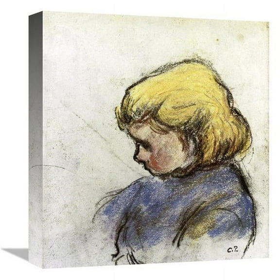 16 in. Portrait of Ludovico-Rodo-Pissaro C. Art Print - Camille Pissarro