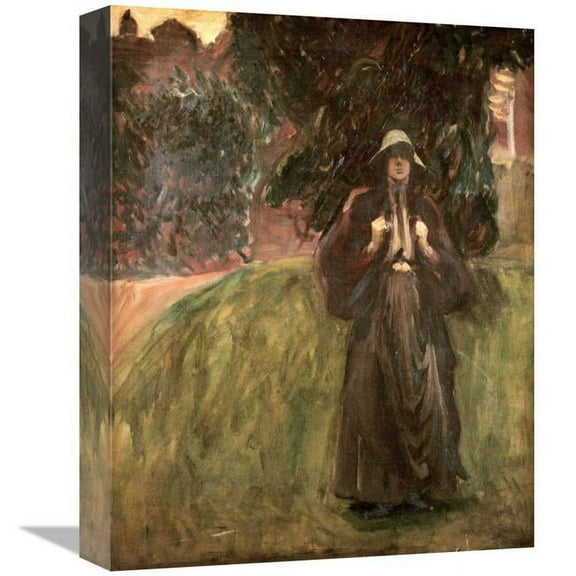 16 in. Portrait of Miss Clementine Anstruther-Thomson Art Print - John Singer Sargent