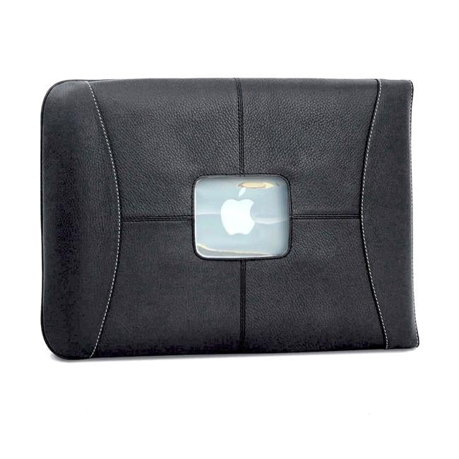 16 in. Premium Leather MacBook Pro Sleeve - Black - Walmart.com