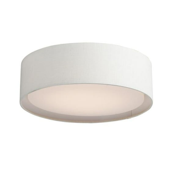 16 in. Prime LED Flush Mount Ceiling Light, Oatmeal