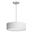 thumbnail image 1 of 16 in. Prime LED Single Pendant Ceiling Light, Satin Nickel, 1 of 1