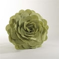 thumbnail image 1 of 16 in. Rose Flower Design Poly Filled Throw Pillow, Lime, 1 of 1