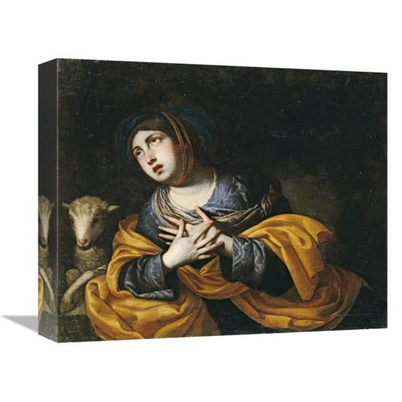 16 in. Saint Agnes Art Print - Pacecco De Rosa