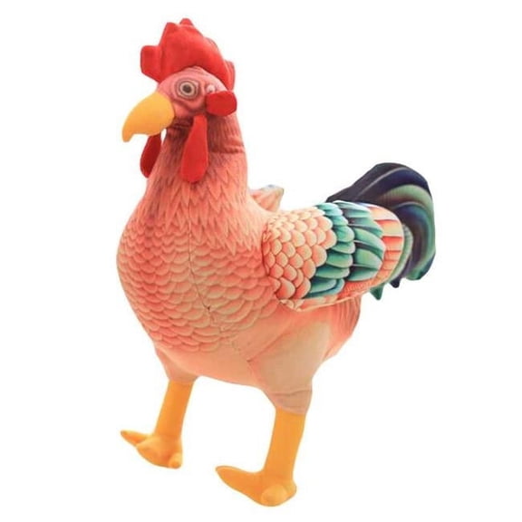 16 in. Simulation 3D Stuffed Animal Plush Rooster Throw Pillow Cushion