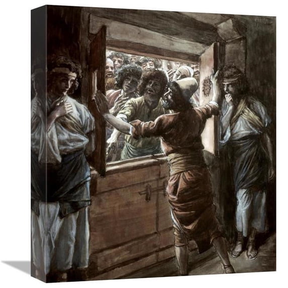 16 in. Sodomites Art Print - James Tissot