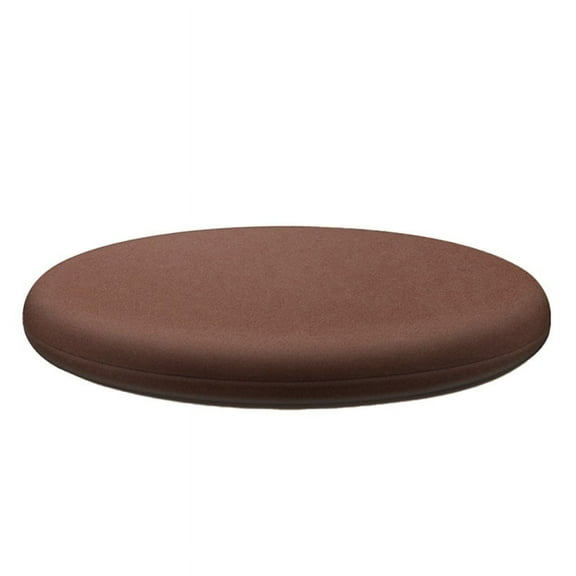 16 in Soft Futon Cushion, Memory Foam Round Cushion Padded Home Decor Futon Non-Slip Chair Pads, Brown