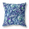 thumbnail image 1 of 16 in. Springtime Indoor & Outdoor Throw Pillow, Purple & Blue, 1 of 1