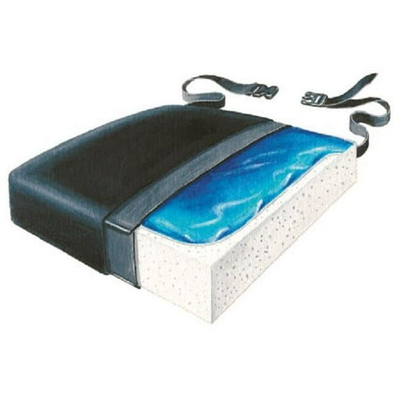16 in. Super Soft Gel-Foam Cushion with 4-Way Stretch Cover