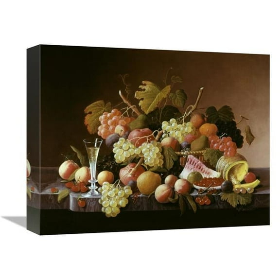 16 in. Tabletop Still Life Art Print - Severin Roesen