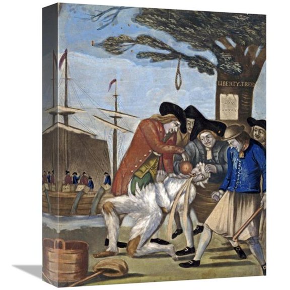 16 in. Tarring & Feathering Art Print - Philip Dawe