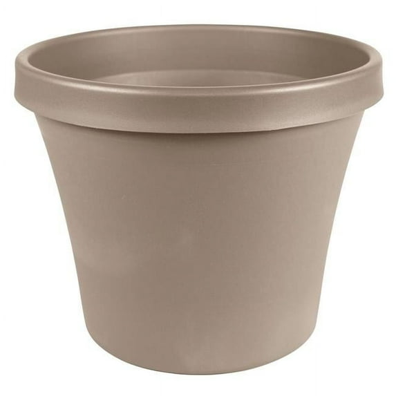 16 in. Terra Pot Planter, Pebble Stone