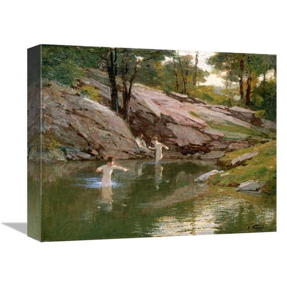 16 in. The Swimming Hole Art Print - Edward Henry Potthast