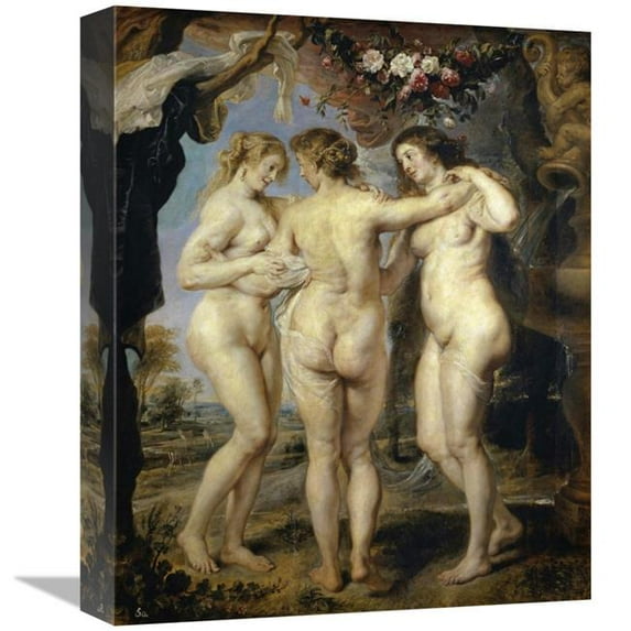 16 in. The Three Graces Art Print - Peter Paul Rubens