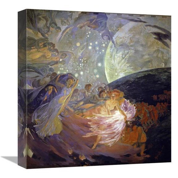 16 in. Truth Drives the Sciences Art Print - Albert Besnard