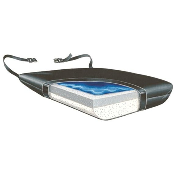 16 in. Ultra-Cushion Wedge Gel-Foam Vinyl Cushion with LSI Cover