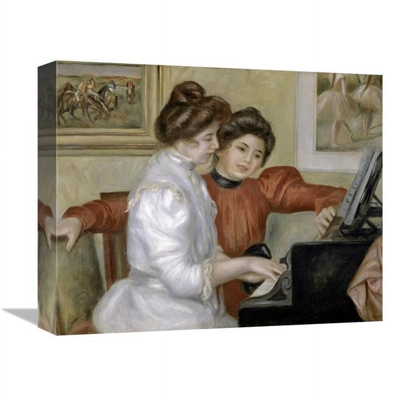 16 in. Yvonne & Christine Lerolle at the Piano, 18971898 Art Print