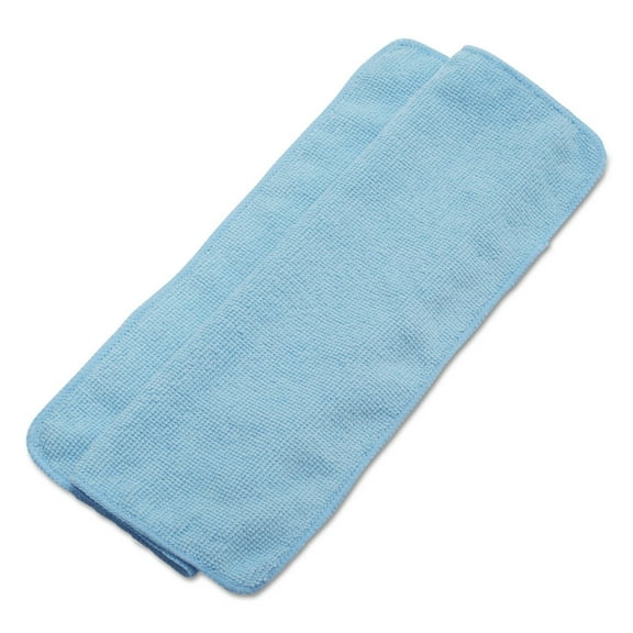 Boardwalk Lightweight Microfiber Cleaning Cloths, Blue,16 x 16, 24/Pack
