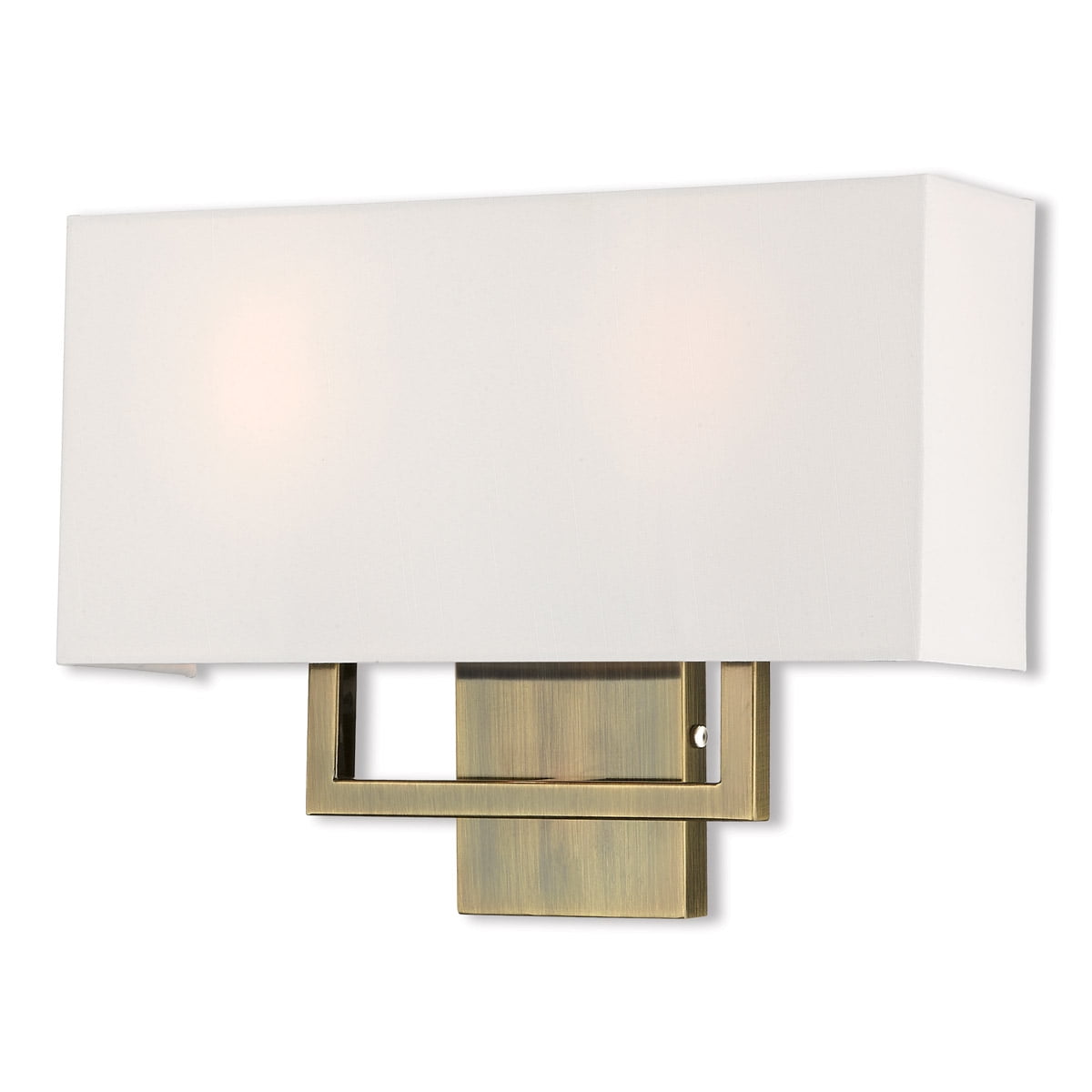 Antique Brass 2-Light ADA Compliant Wall Sconce