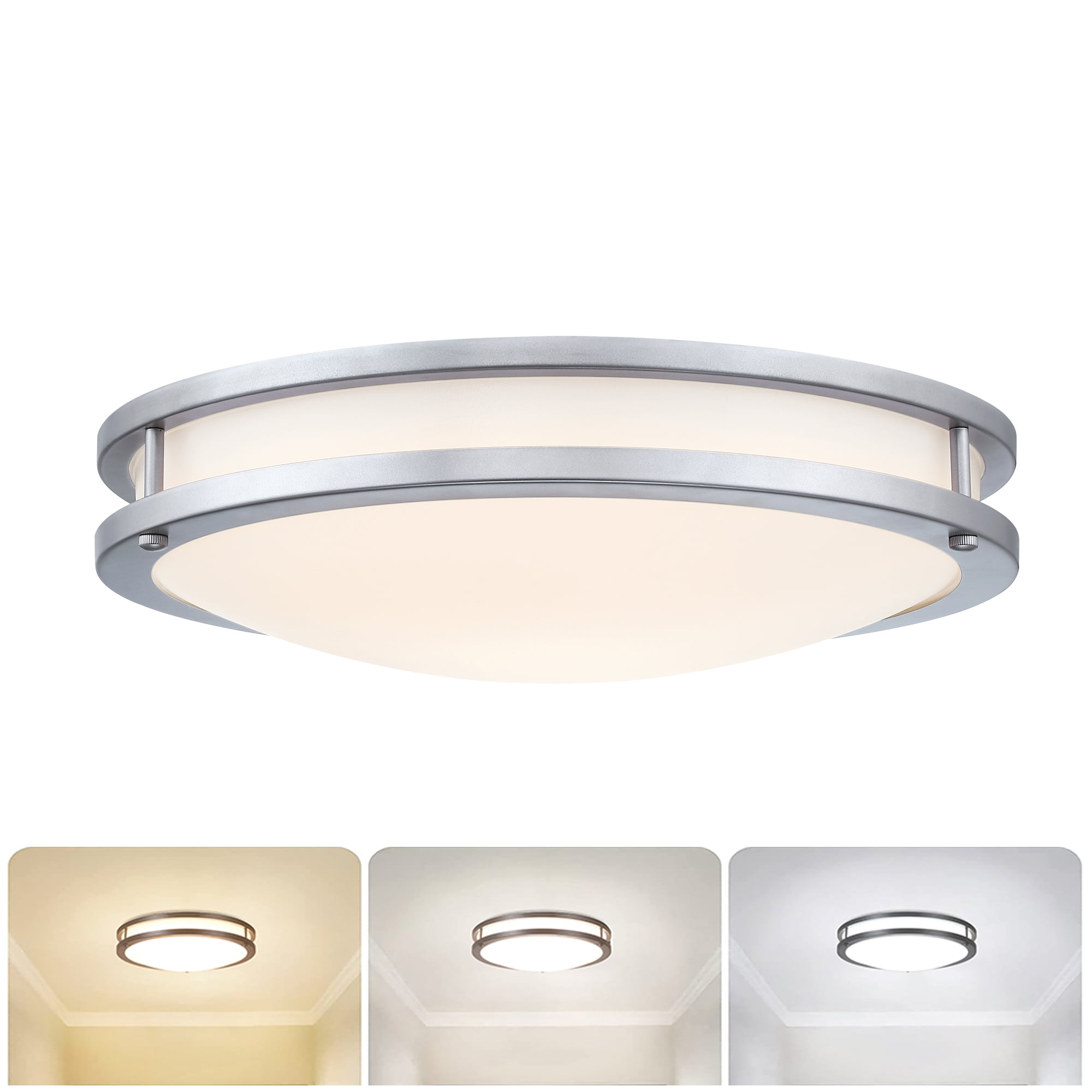 16 inch 25W Round LED Ceiling Light Flush Mount Kitchen Light Fixture