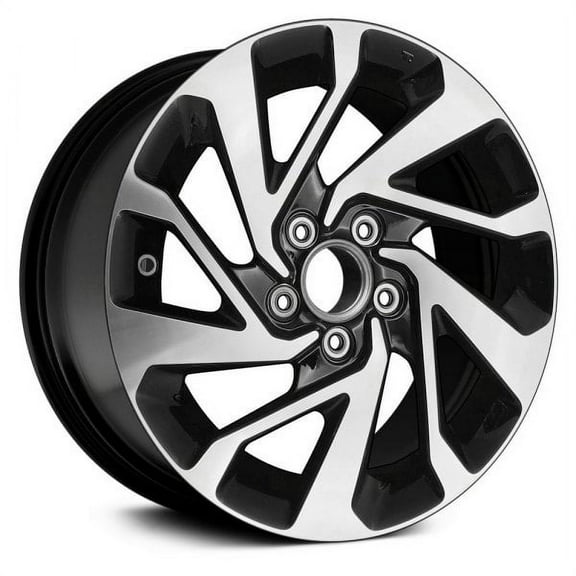 16 inch Aluminum Wheel Rim for Honda Civic 16-20 5 Lug Black