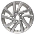 thumbnail image 1 of 16 inch Aluminum Wheel Rim for Mazda Mazda3 12-13 5 Lug Silver, 1 of 5