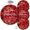 thumbnail image 1 of 16 inch Anagram Happy Valentine's Day Romantic Glow Hearts Orbz Foil Mylar Balloon - Party Supplies Decorations, 1 of 1