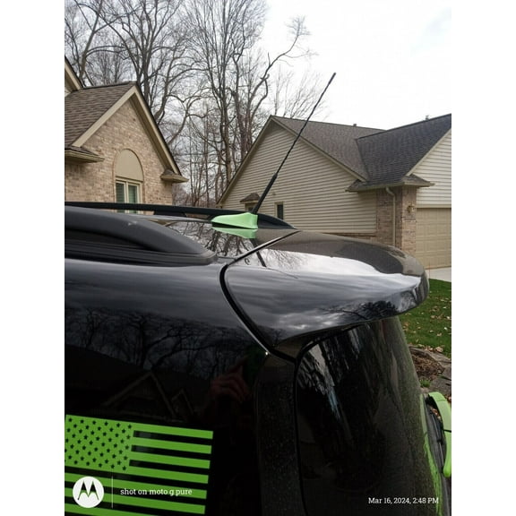 16" inch Antenna Mast Black Power Radio AM/FM for JEEP RENEGADE 2015-2024 Brand New