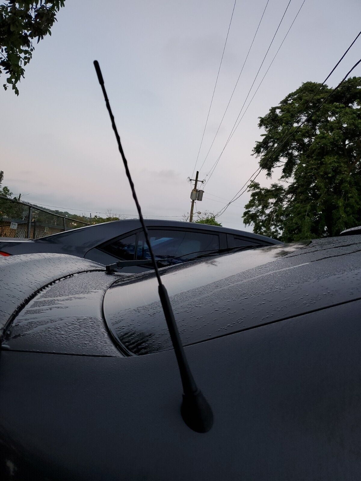 Antenna Mast Replacement 16-inch Black Power Antenna Mast For 2005