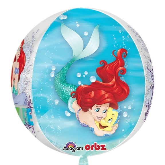 16 inch Ariel Dream Big Orbz Anagram Foil Mylar Balloon - Party Supplies Decorations