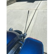 16 inch Black Fuba AM/FM/XM/CB Antenna Mast Power Rod Radio for HARLEY-DAVIDSON 1989-2022 New