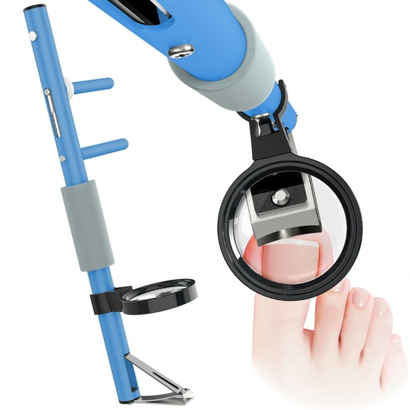 16" Extra Long Toenail Clippers for Seniors - Wide 4mm Jaw, No Bending Needed