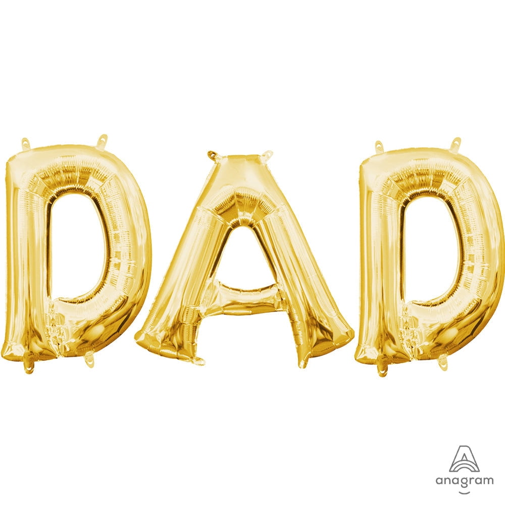 Anagram Gold & Symbol Foil Balloon - 34 Inch Large Mylar Balloon For Birthdays, Parties, Photo Backdrops - View #11