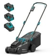thumbnail image 1 of 16 inch Electric Lawn Mower,2x20V Cordless Mower with Brushed Motor for Garden,6 Heights Adjustment with 2x4.0Ah Batteries & Dual Charger for Garden/Yard/Farm, 1 of 8