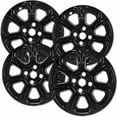 thumbnail image 1 of 16 inch Gloss Black ABS Wheel Skins Set Compatible with 2018-2022 Ford EcoSport & Impostors for 10149 Wheel Series, 1 of 4