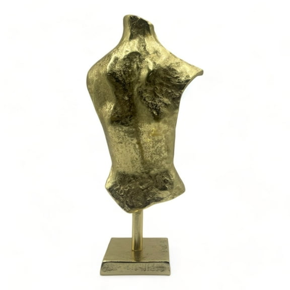 16 inch Gold Decorative Metal Body Sculpture by 90210 Kitchen and Bath