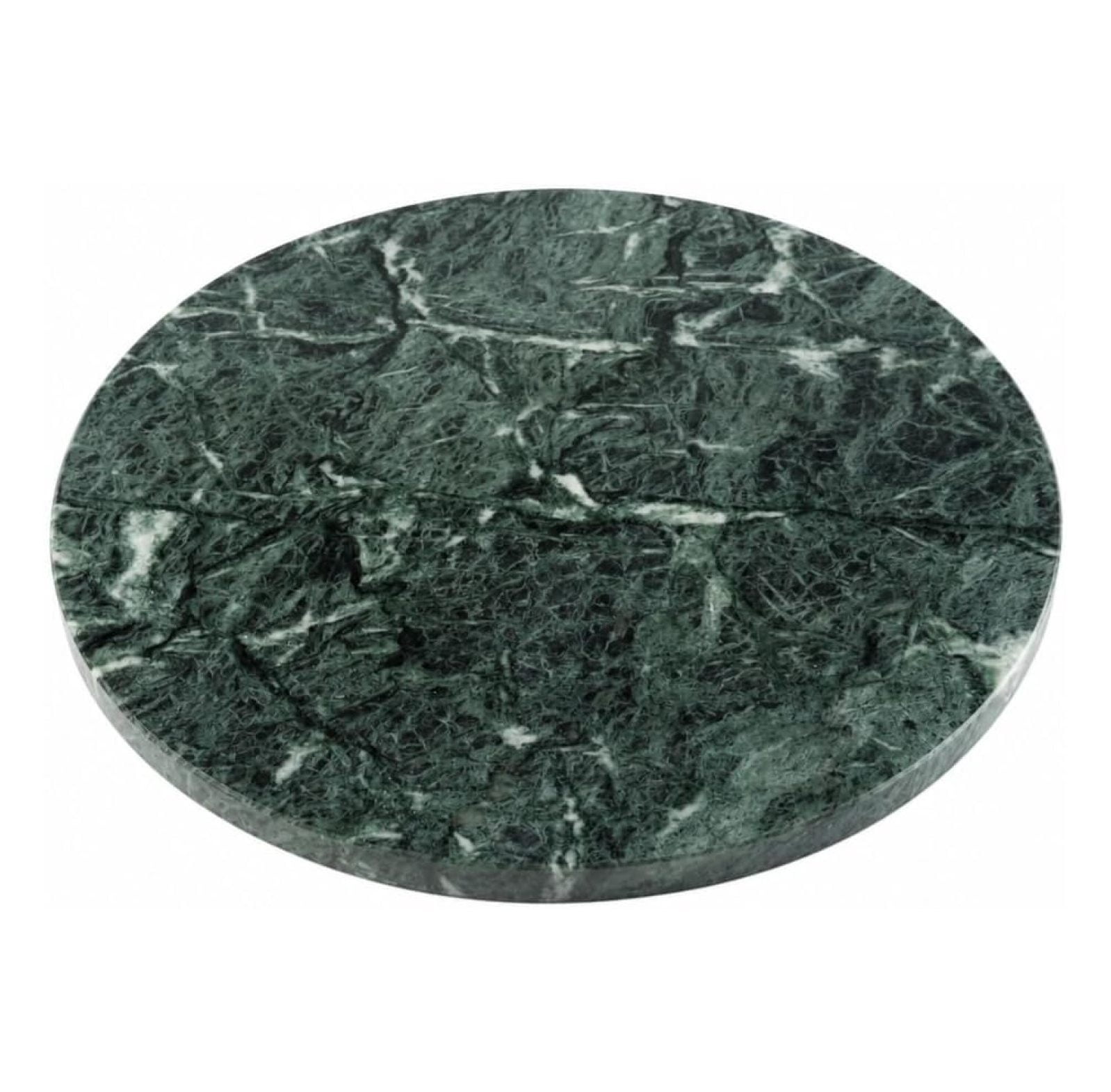 16 inch Green Marble Lazy Susan Turntable for Kitchen Dining Table ...