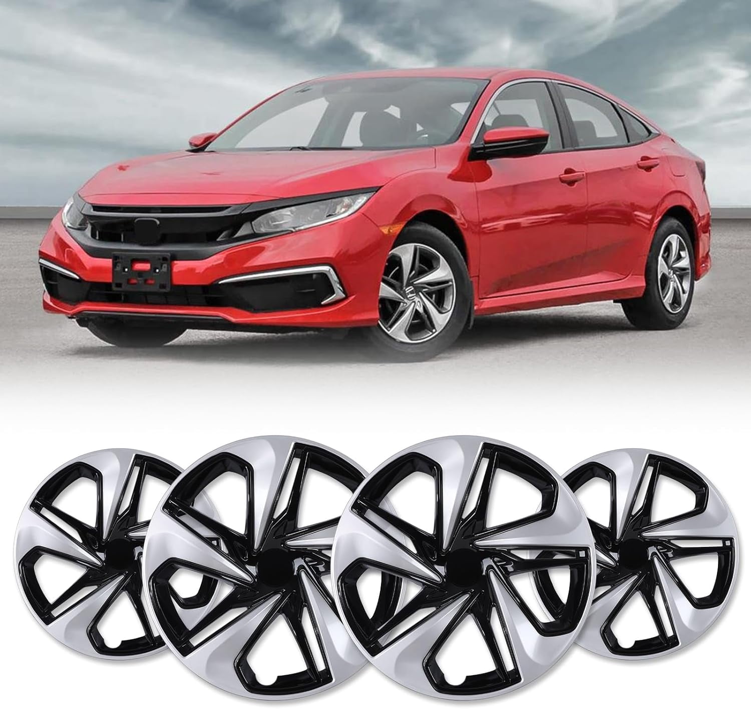 16 inch Hubcap,2016-2026 Honda Civic Sedan Style Wheel Cover,5 Double ...