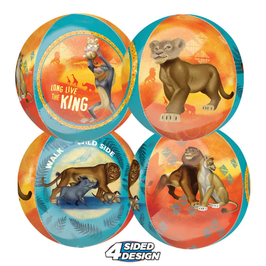 16 inch LION KING ORBZ Long Lasting Orbz Spherical Balloon Party Supplies Decorations