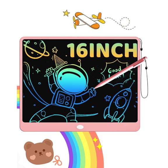 16 inch Pink LCD Writing Tablet Educational Learning
