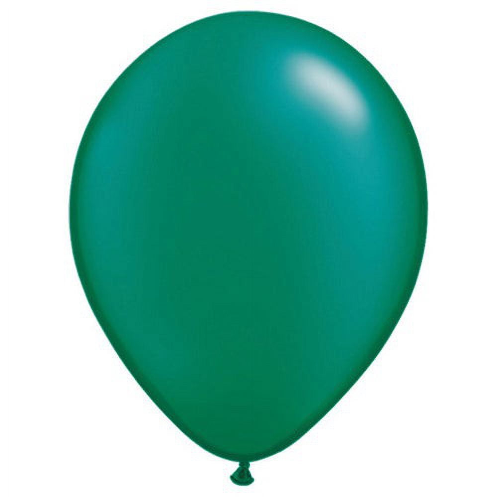 Chrome Luftballon Grün, Latex 27,5 Cm 1 Stück, Qualatex